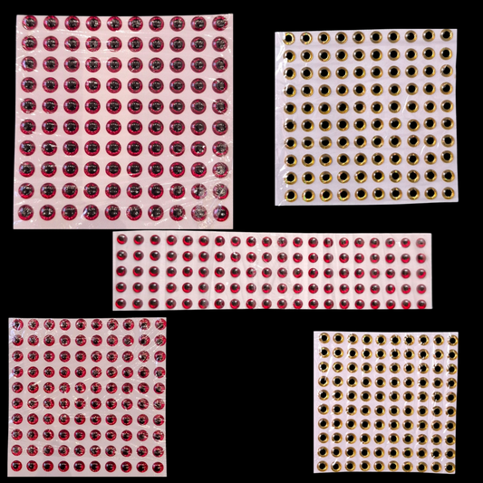 Pochette de 100 yeux autocollants
